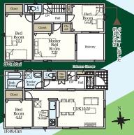 豊橋市下地町第１５　新築戸建（全２棟）1号棟