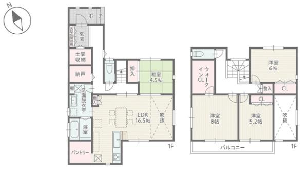 豊川市大木新町通１丁目２（全３棟）１号棟