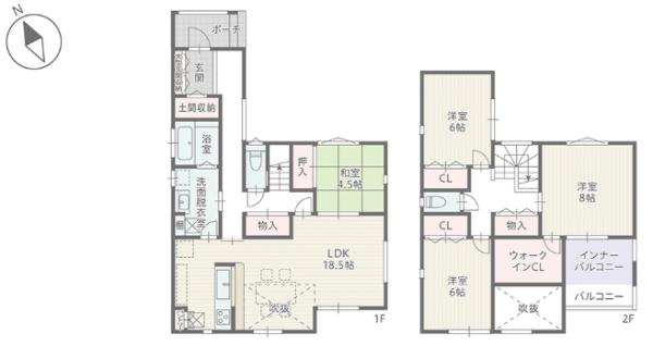 豊川市大木新町通１丁目２（全３棟）３号棟