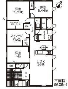 豊川第73桜町　新築戸建（全４棟）１号棟
