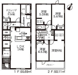 豊川第73桜町　新築戸建（全４棟）４号棟