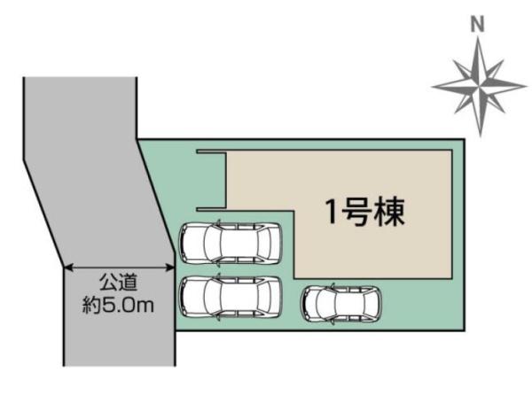豊橋市高師町西沢1期　新築戸建（全1棟）１号棟