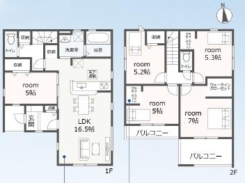 豊橋市芦原町59期　新築戸建（全4棟）2号棟