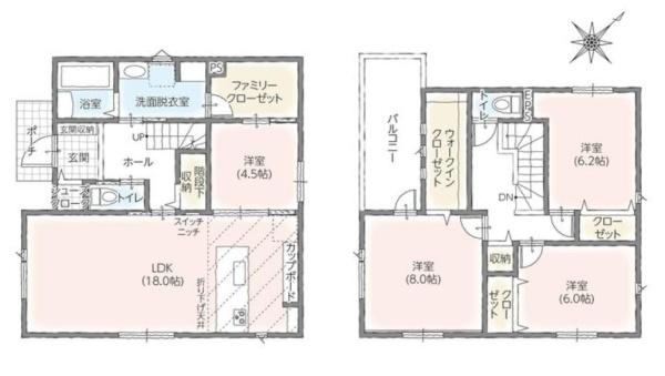 豊橋市牛川通２　新築戸建（全４棟）１号棟