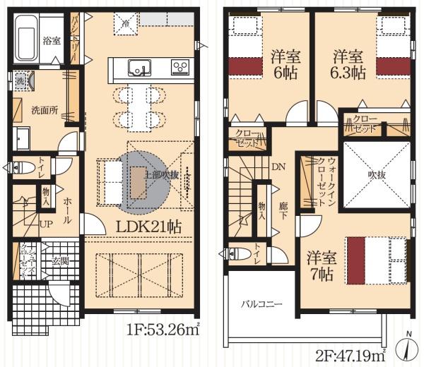 豊橋市草間町第1　新築戸建（全4棟）1号棟