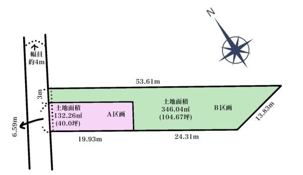 豊橋市前芝町字西青（土地）Ｂ区画