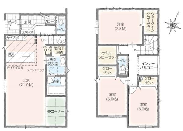 豊橋市汐田小　新築戸建（全４棟）２号棟