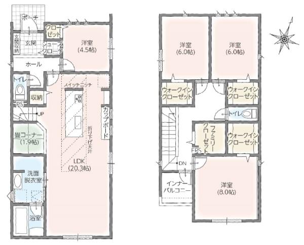 豊橋市汐田小　新築戸建（全４棟）４号棟