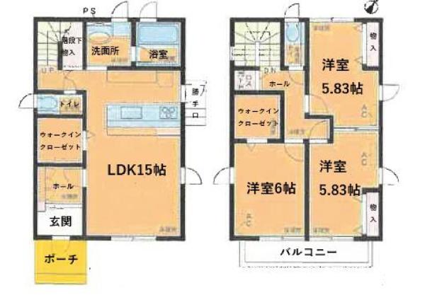 豊橋市牟呂町字百間の中古一戸建て