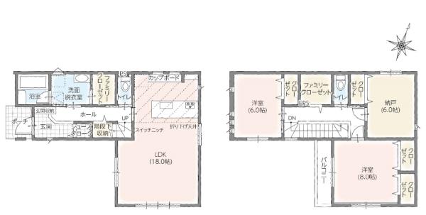 豊橋市汐田小　新築戸建（全４棟）１号棟