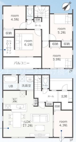 田原市田原町第２期　新築戸建(全６棟)　2号棟