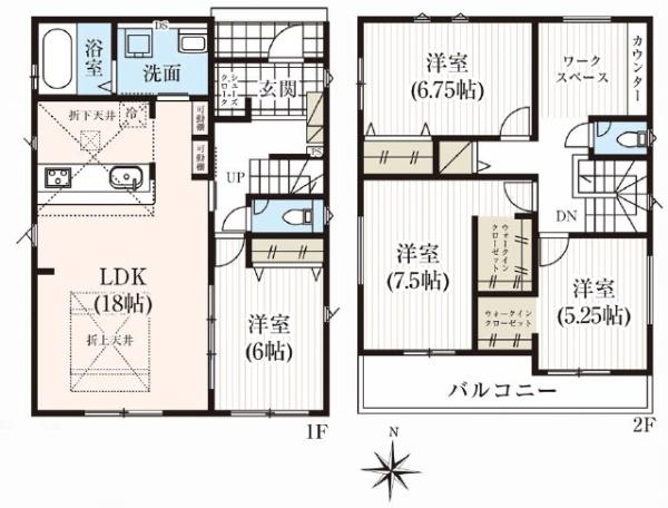 豊橋市三ノ輪町　新築戸建（全3棟）3号棟
