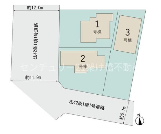 豊橋市東小鷹野２期　新築戸建(全３棟)２号棟