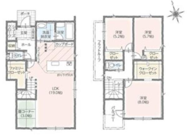 豊橋市飯村北　新築戸建　全３棟　２号棟