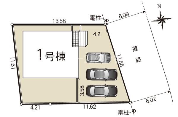 豊橋市牛川町第９　新築戸建　全１棟　１号棟
