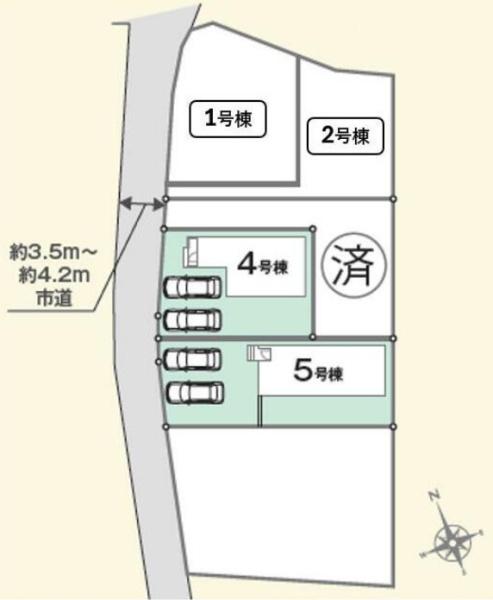 豊橋市二川町第1期　新築戸建　全７棟　６号棟
