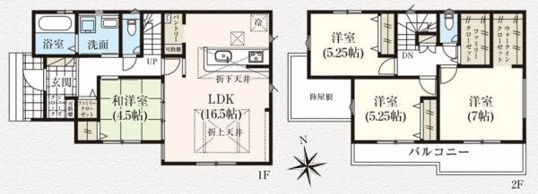 豊橋市西幸町　新築戸建　全６棟　１号棟