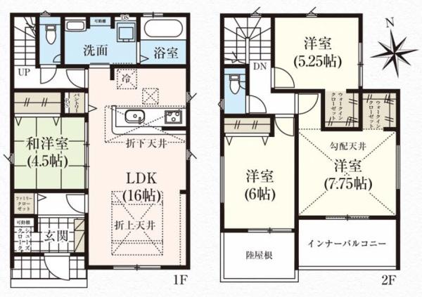 豊橋市西幸町　新築戸建　全６棟　６号棟