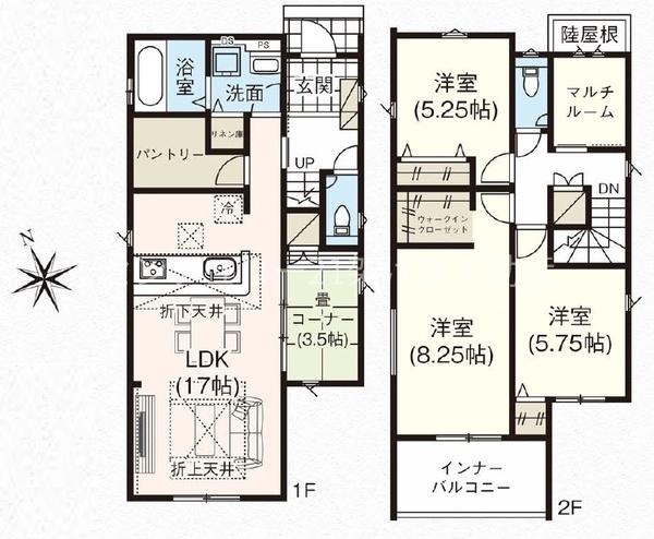 豊橋市東脇　新築戸建　全２棟　２号棟