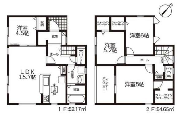 豊橋市東小鷹野1丁目60期　新築戸建　全４棟　４号棟