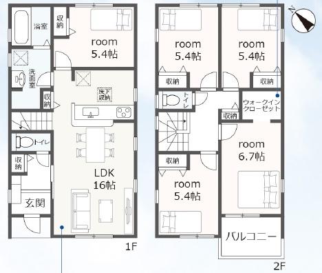 田原市神戸町汐田59期　新築戸建　全６棟　１号棟