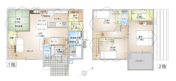 豊川市下長山町天王下の中古一戸建て