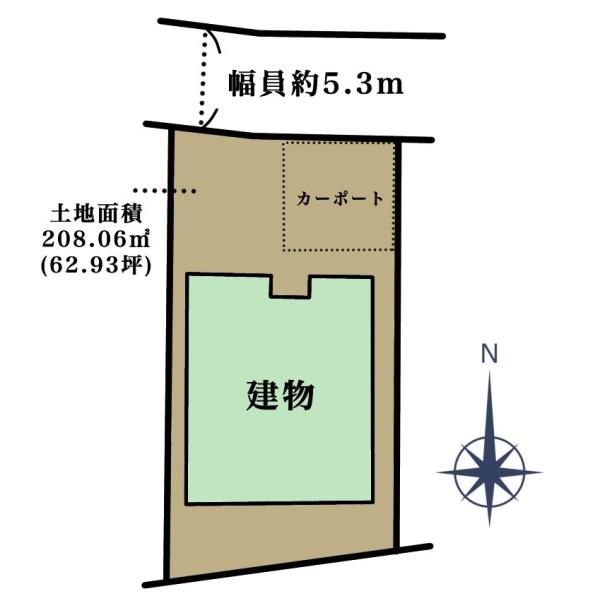 豊橋市大岩町字北山　中古戸建