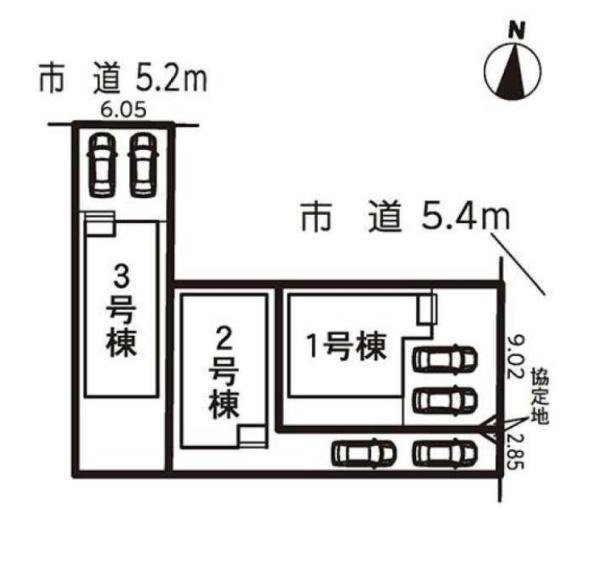 豊橋市有楽町23ー1期新築戸建(全３棟)１号棟リナージュ