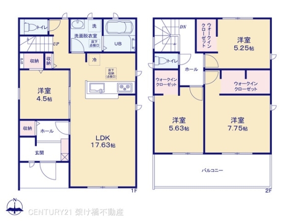豊橋市東小鷹野4丁目57ー2期新築戸建(全7棟)３号棟