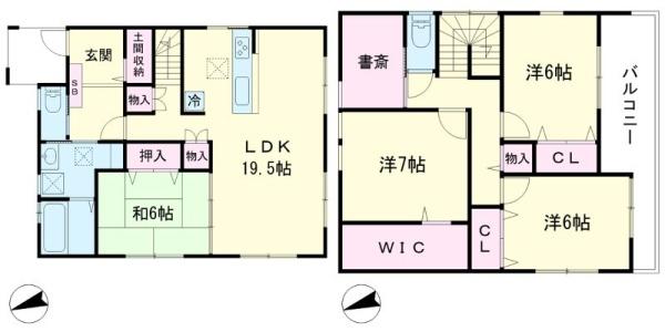 あま市花長うしやの中古一戸建て