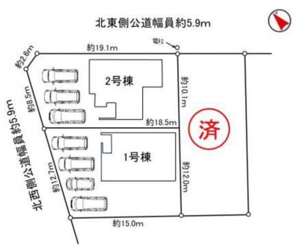 豊川市桜ケ丘町第一　新築戸建（全３棟）２号棟