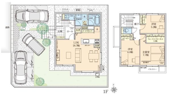 豊川八幡駅南　新築戸建（C-25号棟）セキュレアガーデン