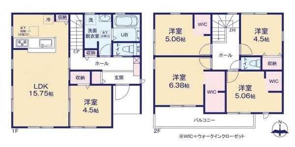 豊川第76御津町御馬東　新築戸建（全３棟）２号棟