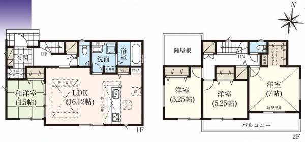 豊川市小坂井町2期　新築戸建（全３棟）１号棟