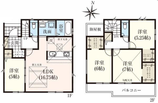 豊川市小坂井町2期　新築戸建（全３棟）３号棟