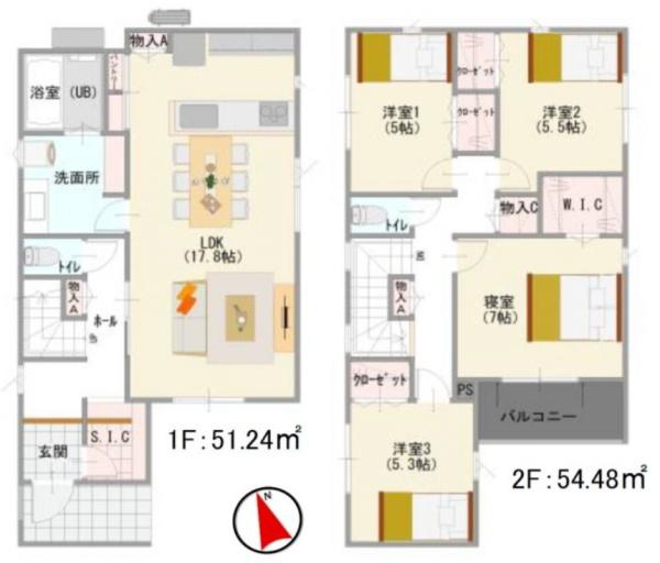 豊川市東曙町第一　新築戸建（全2棟）1号棟