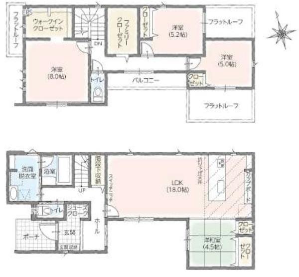 豊川市三蔵子町　新築戸建（全４棟）２号棟