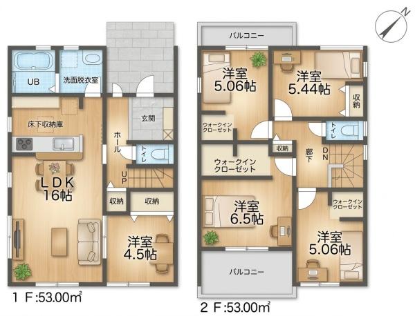 新城市市場台第1期　新築戸建（全2棟）1号棟