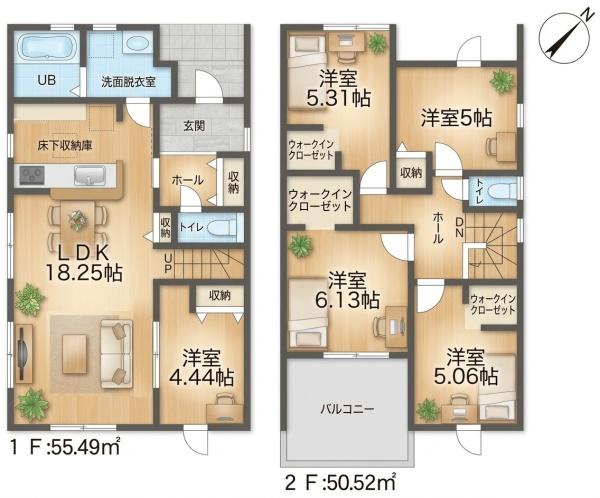 新城市市場台第1期　新築戸建（全2棟）2号棟