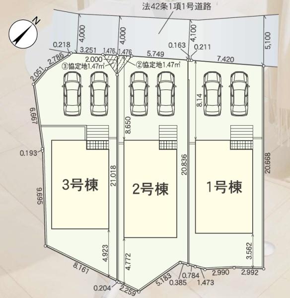 豊川市平尾町第7　新築戸建（全３棟）１号棟