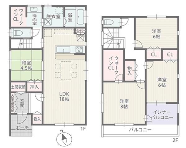 蒲郡市府相町三丁目　新築戸建（全２棟）２号棟