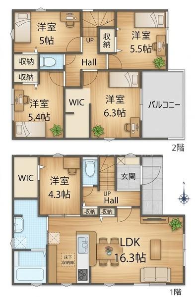 新城市杉山第1期　新築戸建（全１棟）