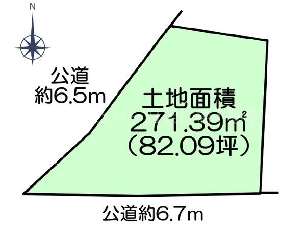 新城市長篠字大門の土地