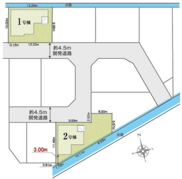 岡崎市中島町01期　新築戸建（全2棟）１号棟