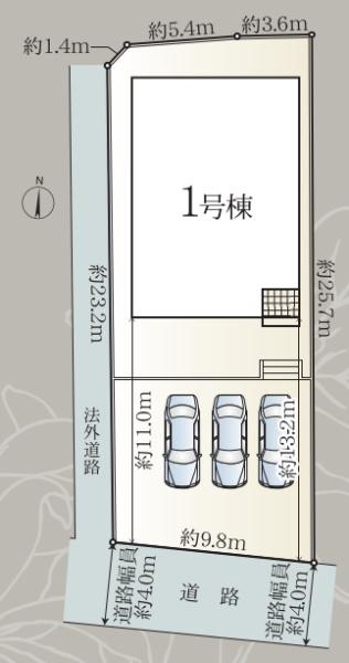 蒲郡市大塚町　第14　新築戸建（全1棟）１号棟