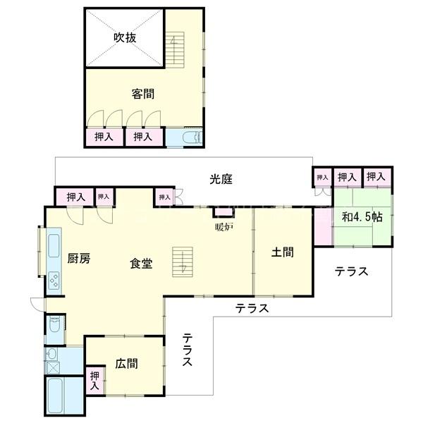 新城市作手清岳字荒井の中古一戸建て
