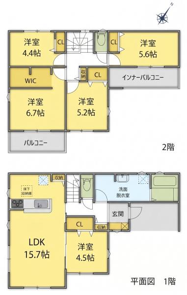 豊川市御津町第２期新築戸建（全3棟）３号棟