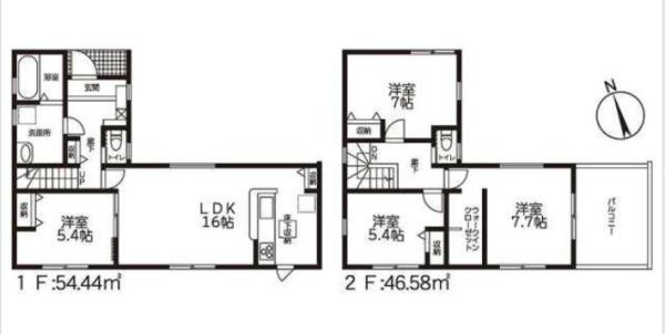 豊川市伊奈町平内５９期　新築戸建（全3棟）１号棟