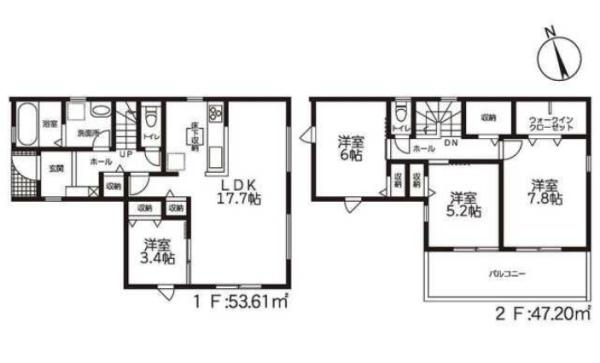 豊川市伊奈町平内５９期　新築戸建（全3棟）２号棟