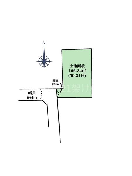 豊橋市新栄町東小向　土地